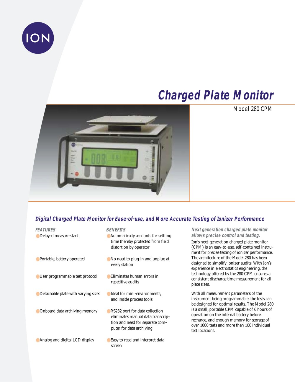 Charged Plate Monitor - DOU YEE