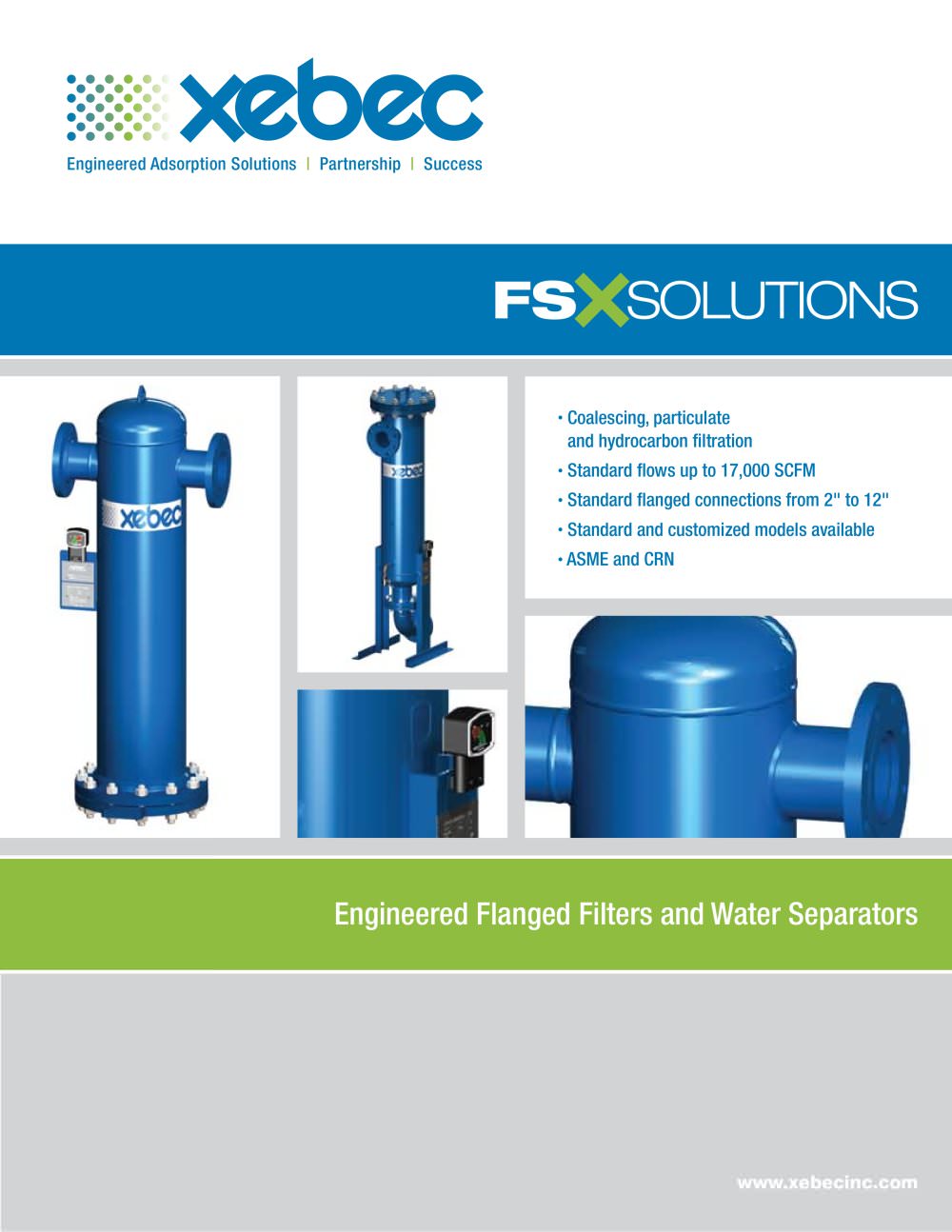 Air Filtration and Separation FSX Solutions - Xebec Adsorption