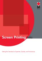Marabu Screen Printing Inks