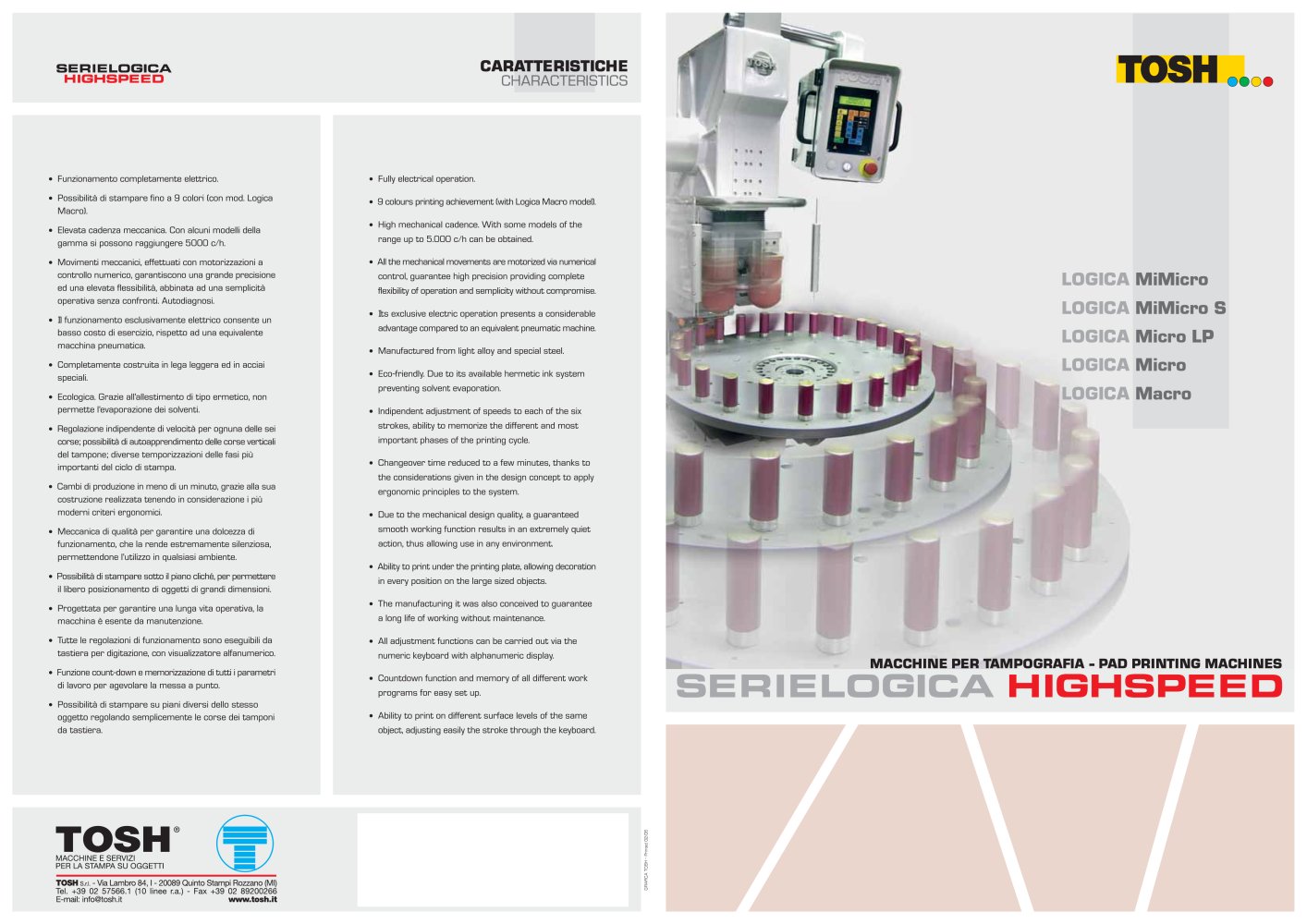 SERIE LOGICA HIGHSPEED - TOSH