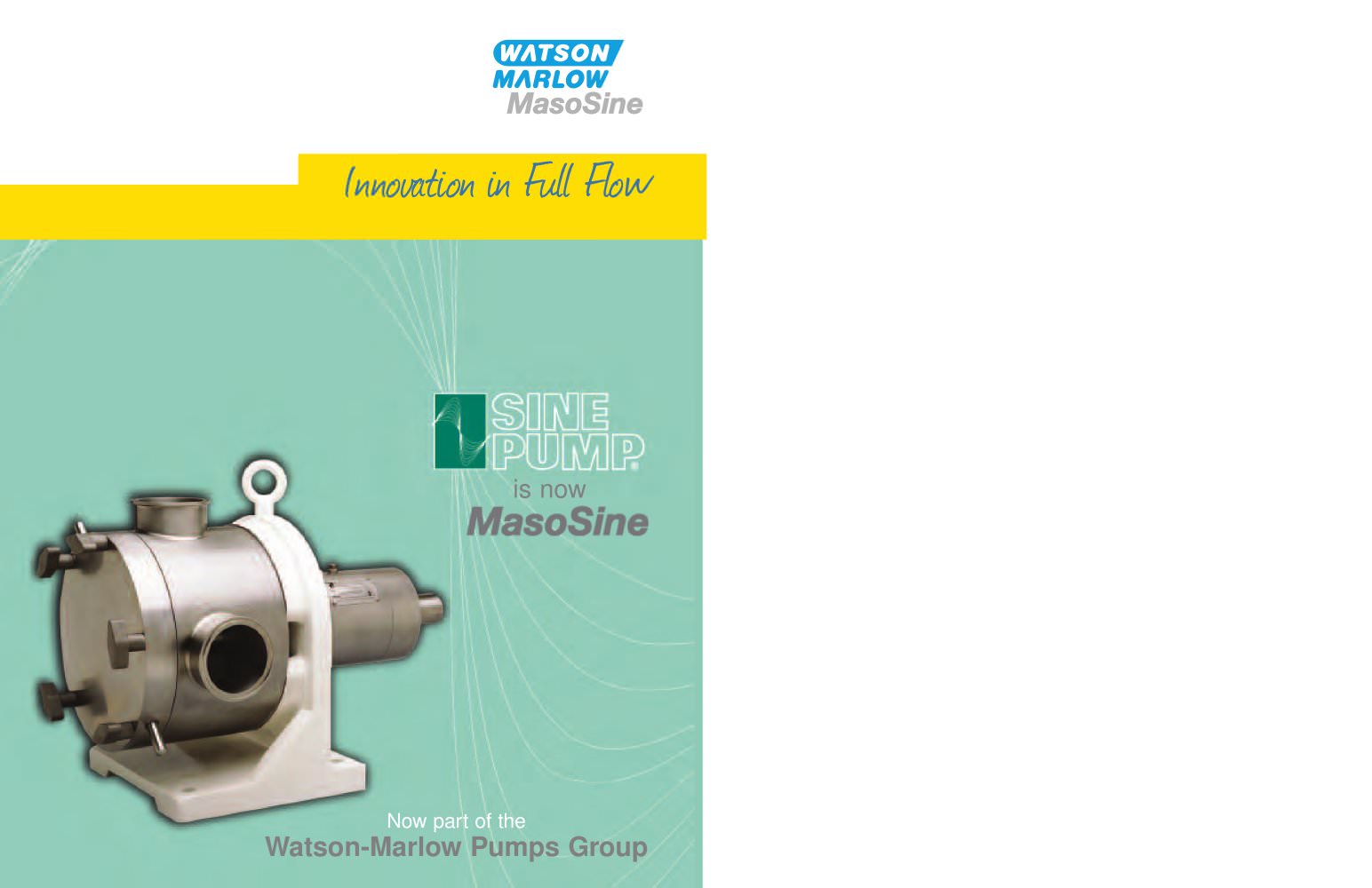MasoSine overview brochure - Watson-Marlow Pumps Group