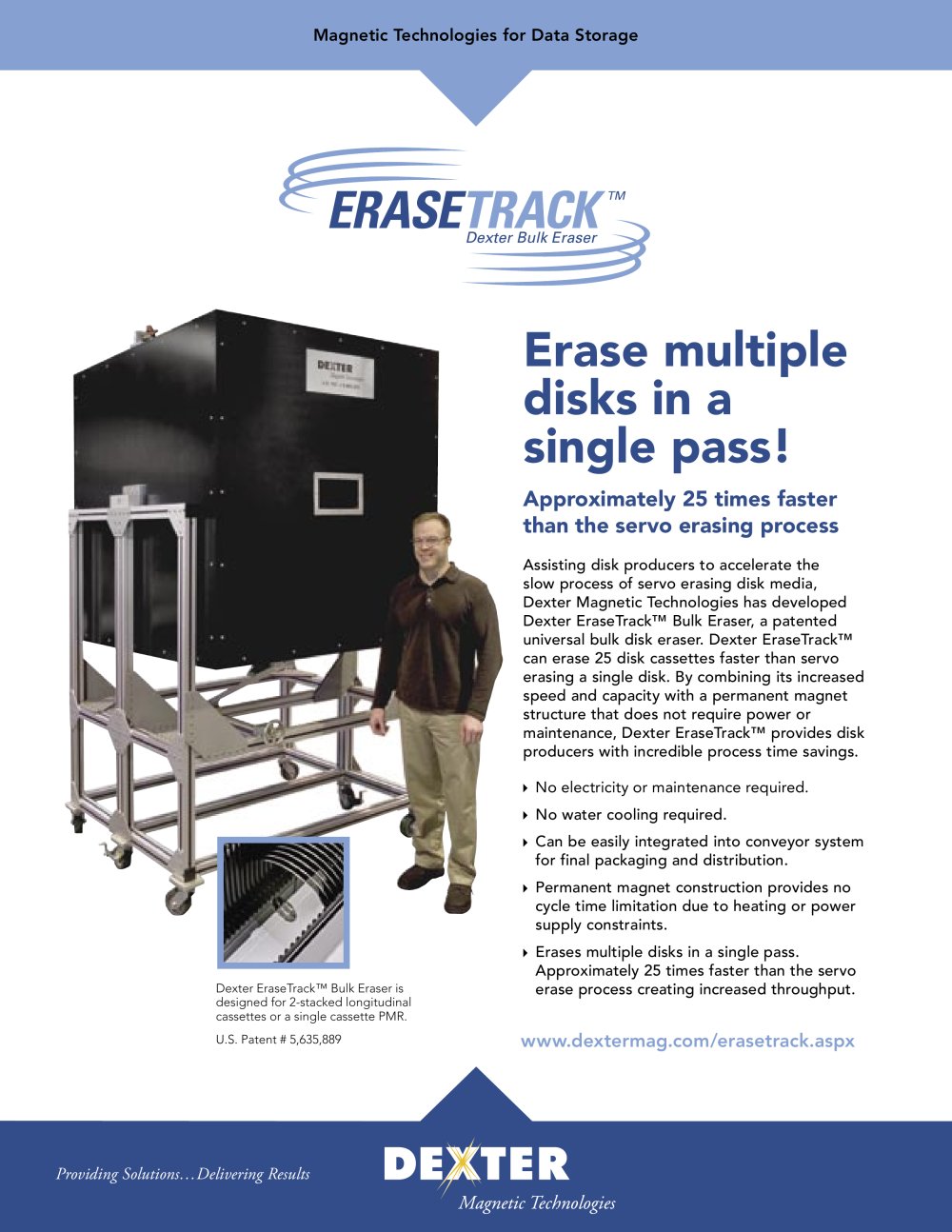 EraseTrack Data Sheet - Dexter Magnetic Technologies