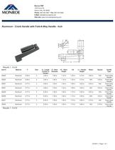 Aluminum - Crank Handle with Fold-A-Way Handle