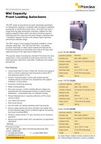Rectangular Section Priorclave Datasheet