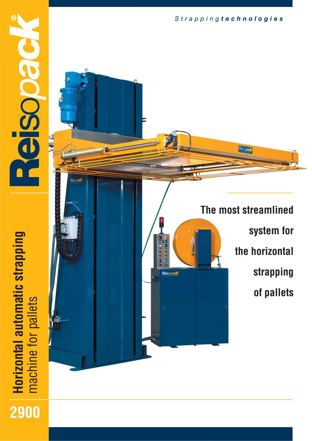 Horizontal automatic strapping machine for pallets 2900 - Reisopack