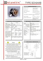 Mini-Absolute Flange Size:�24 mm Hollow Shaft