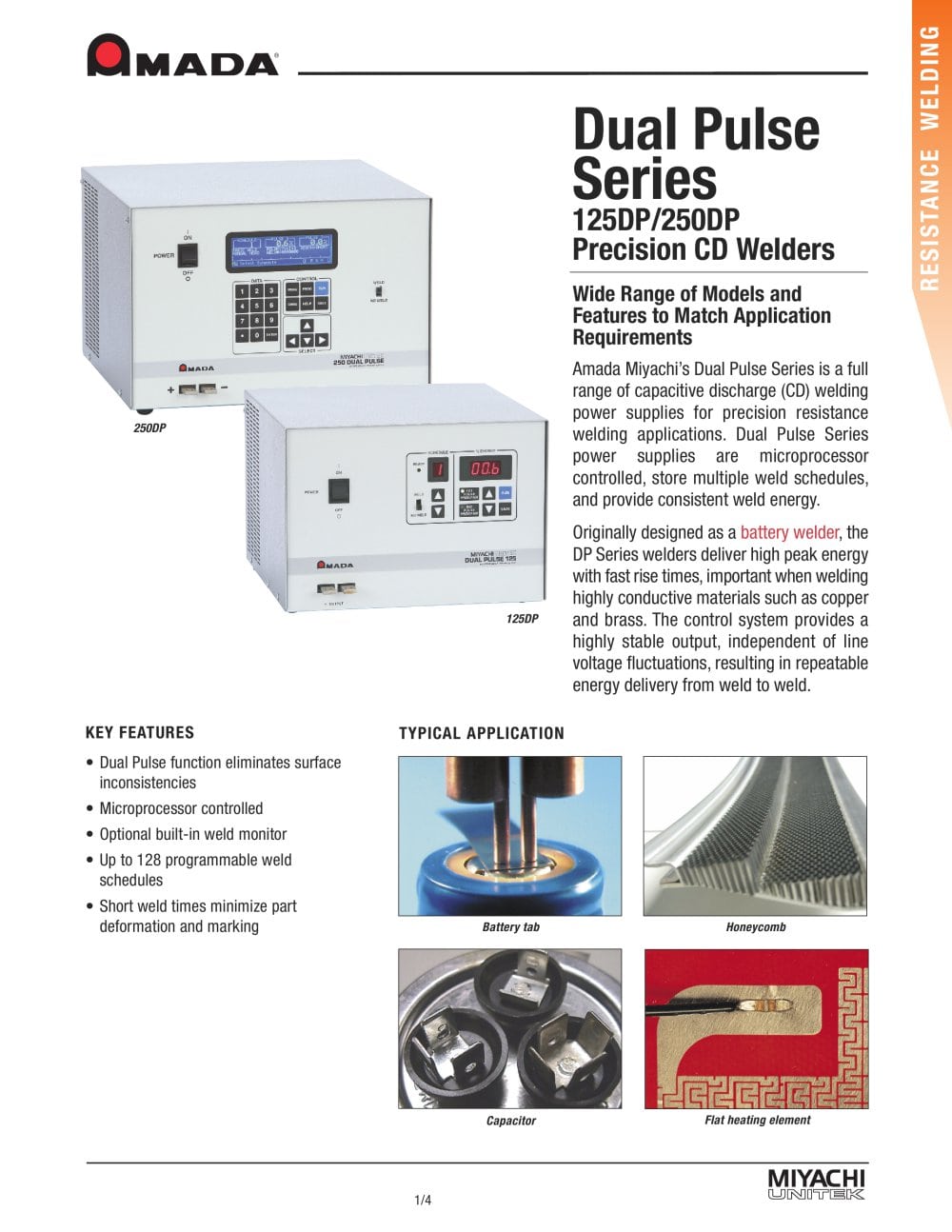 Dual Pulse Capacitive Discharge Welders - Miyachi
