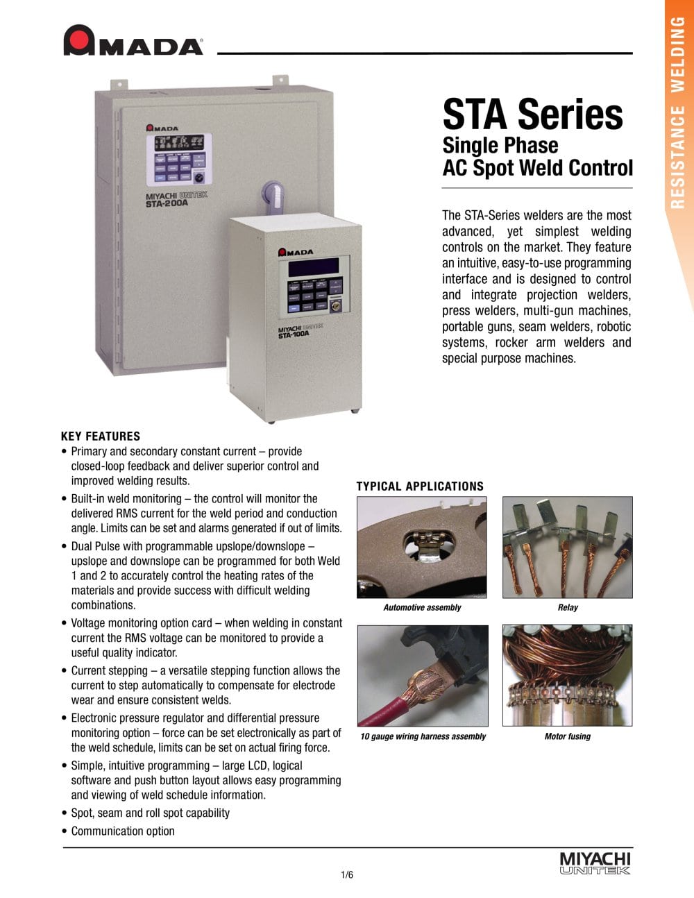 Large Scale AC Resistance Weld Controls - Miyachi