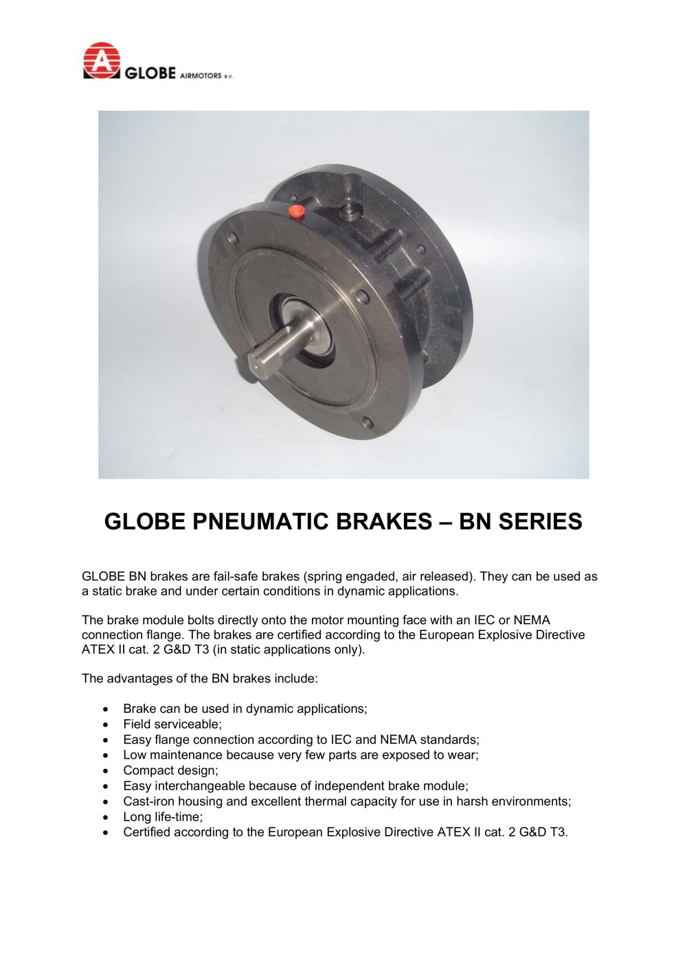 GLOBE BN brake - Globe