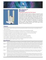 MicroVantage�- MD SERIES Polypropylene, and Glass Fiber Filter Elements