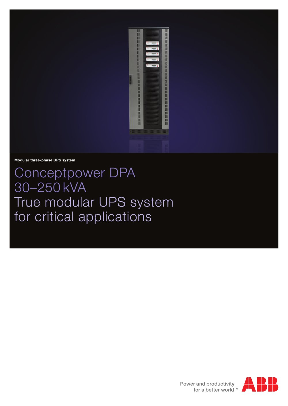 Conceptpower DPA: Safe-Swap Modular UPS Systems - Newave