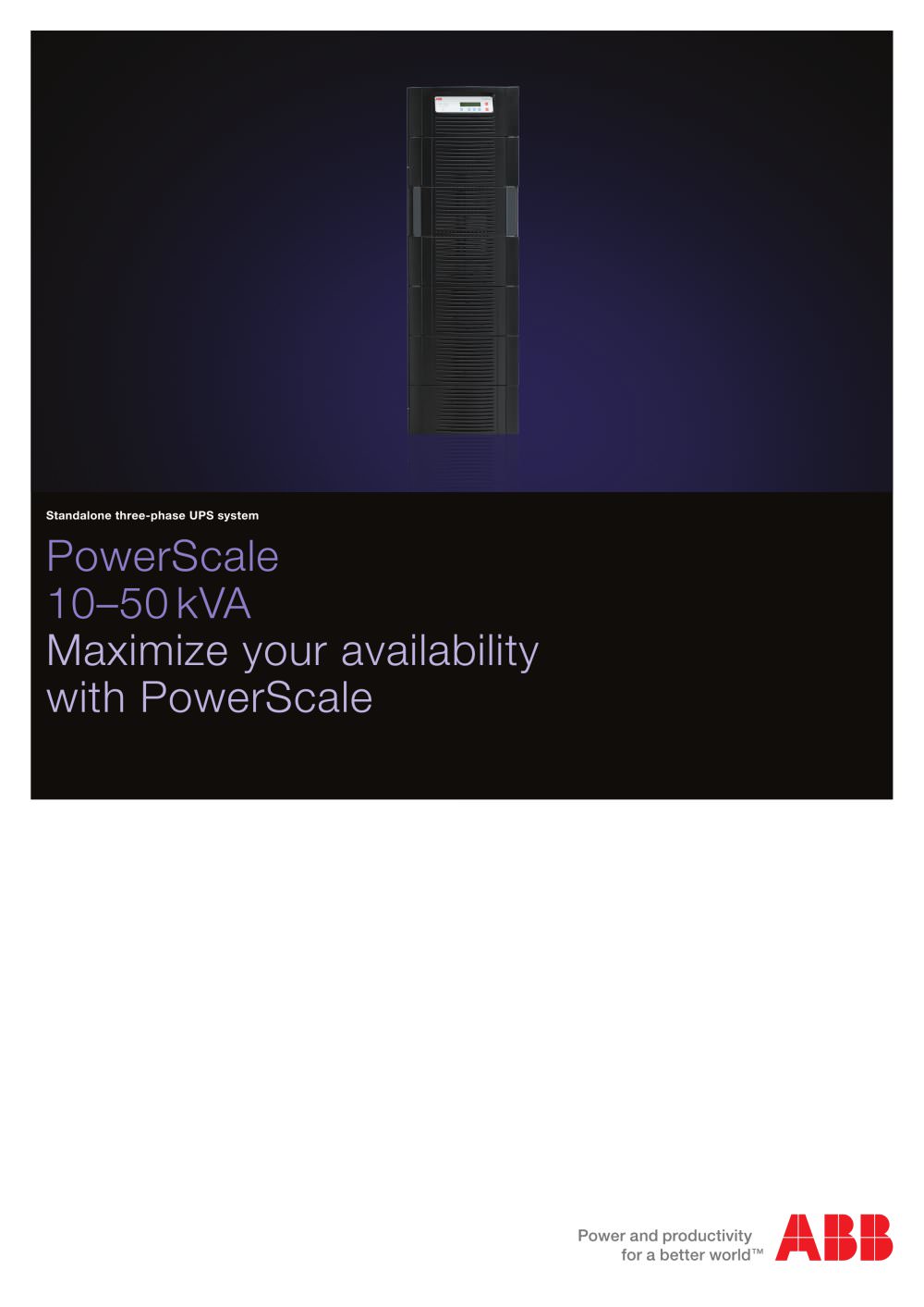 PowerScale 10 - 50 kVA - Newave