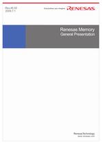 Renesas Memory General Presentation