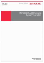 Renesas Microcomputers General Presentation