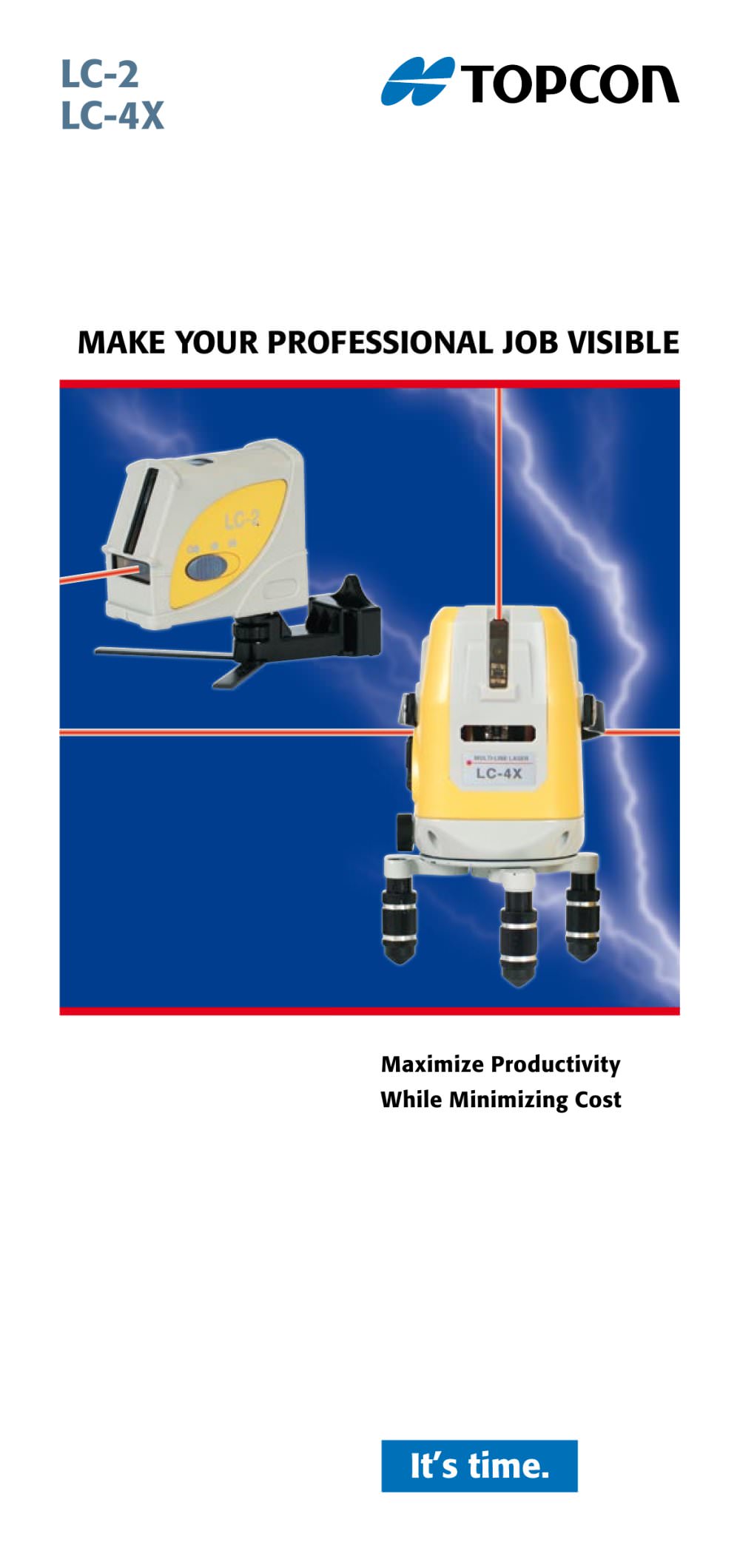 Crossline Laser (LC-2,LC-4X) - TOPCON EUROPE POSITIONING