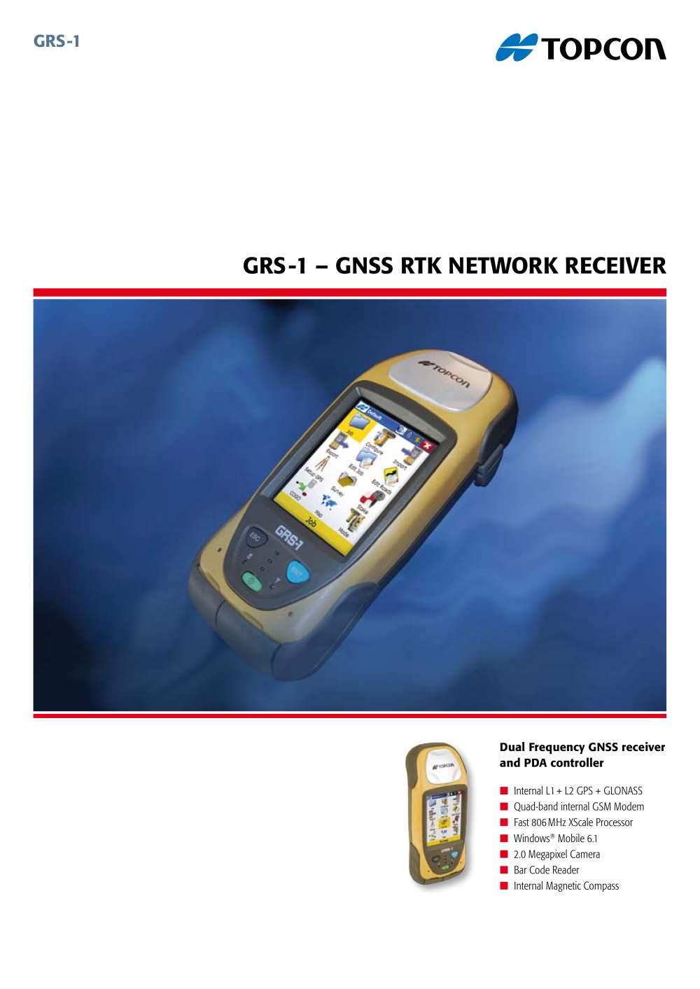 GNSS RTK Network Receiver (GRS-1) - TOPCON EUROPE POSITIONING