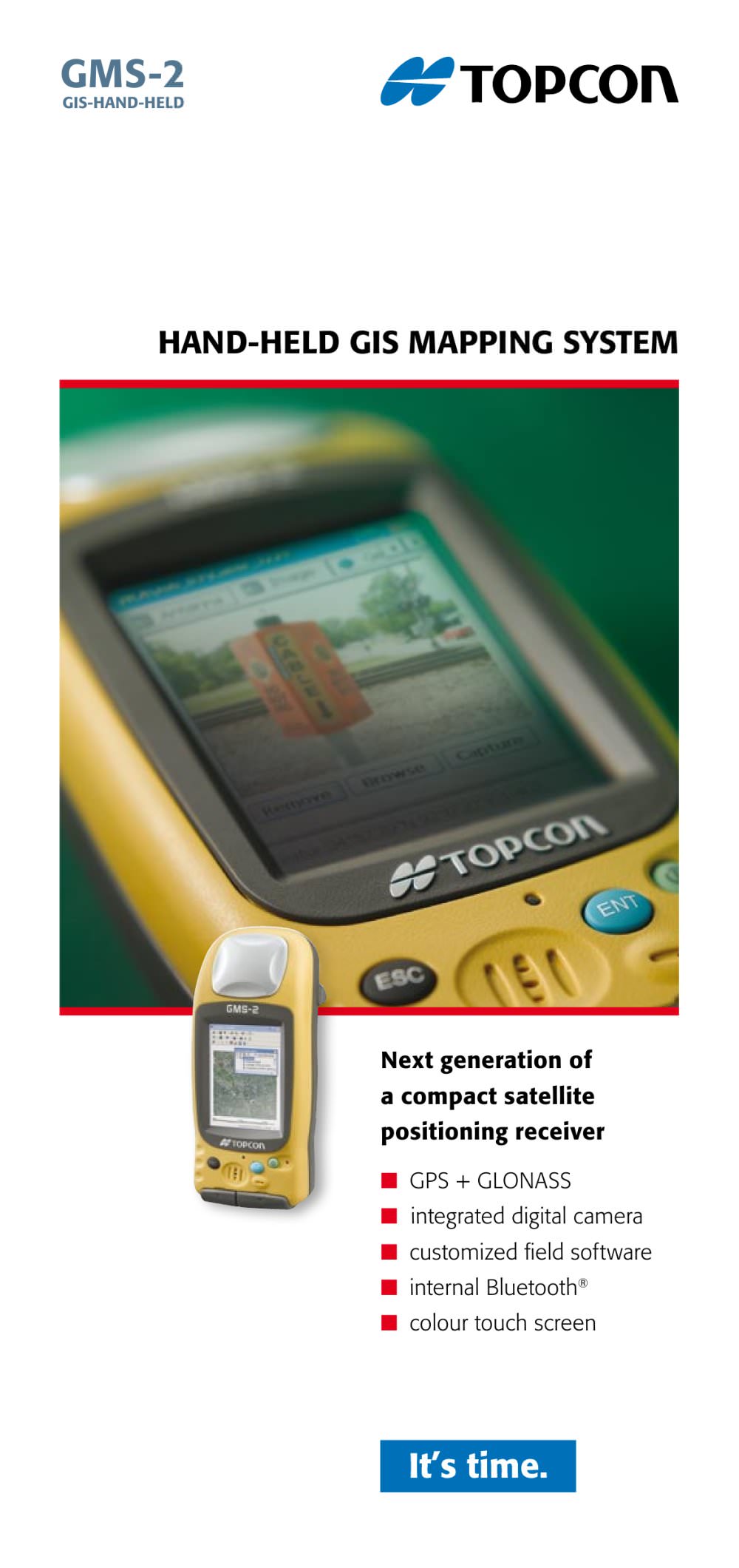 Hand-held GIS Mapping System (GMS-2/ PRO) - TOPCON EUROPE POSITIONING