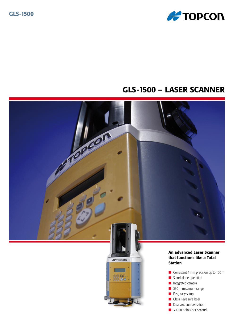 Laser Scanner (GLS-1500) - TOPCON EUROPE POSITIONING