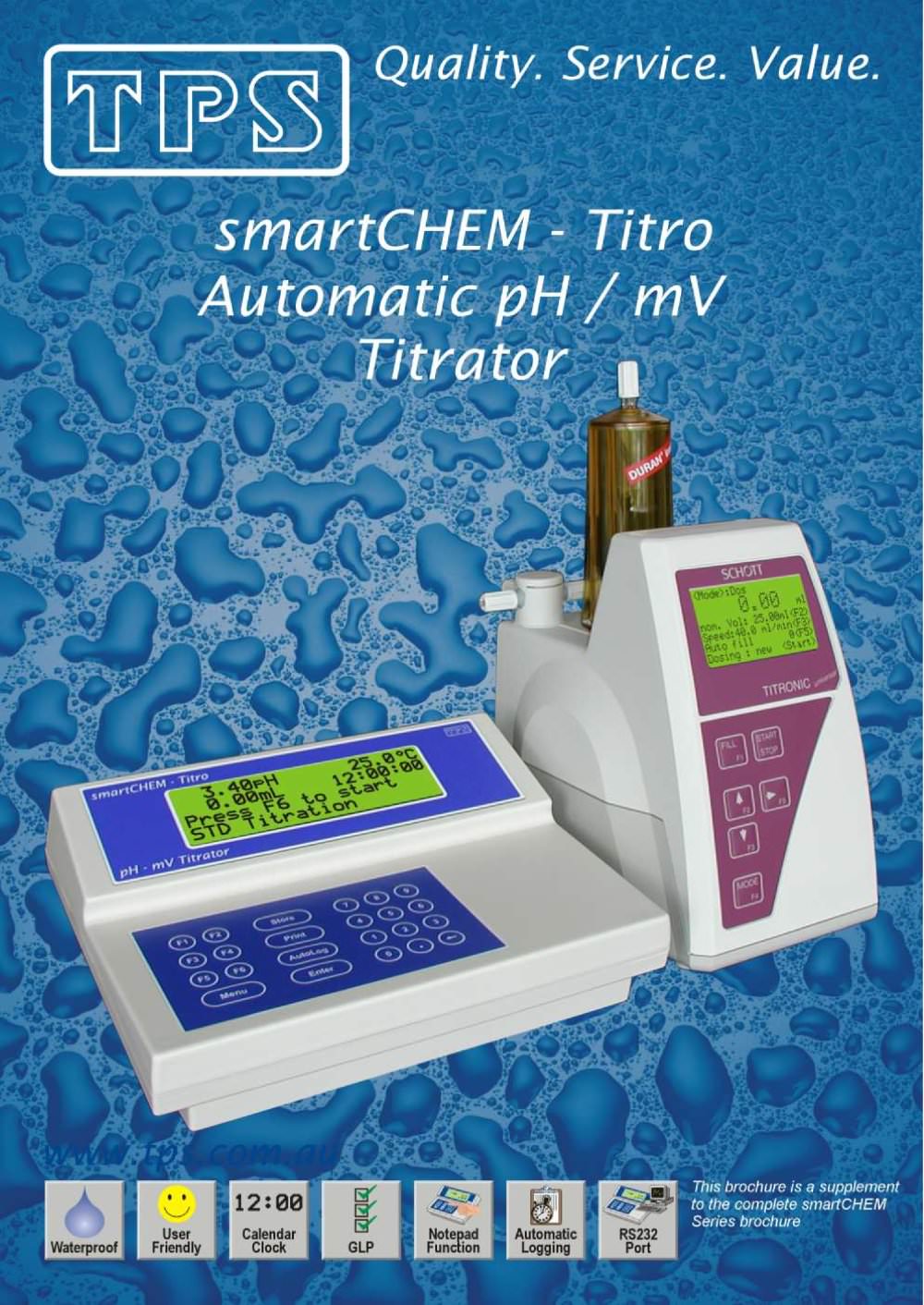 smartCHEM-T Titrator Supplement to smartCHEM Series Brochure - TPS