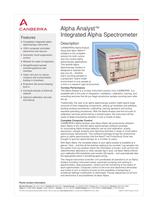 Alpha Analyst Integrated Alpha Spectrometer