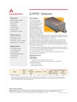 X-ray detector X-PIPS Detectors (integrated PA) - Series X