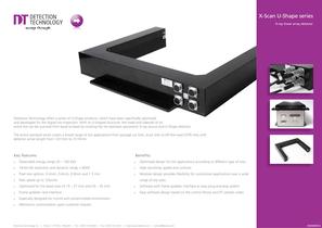 X-ray detector for tire inspection machine 