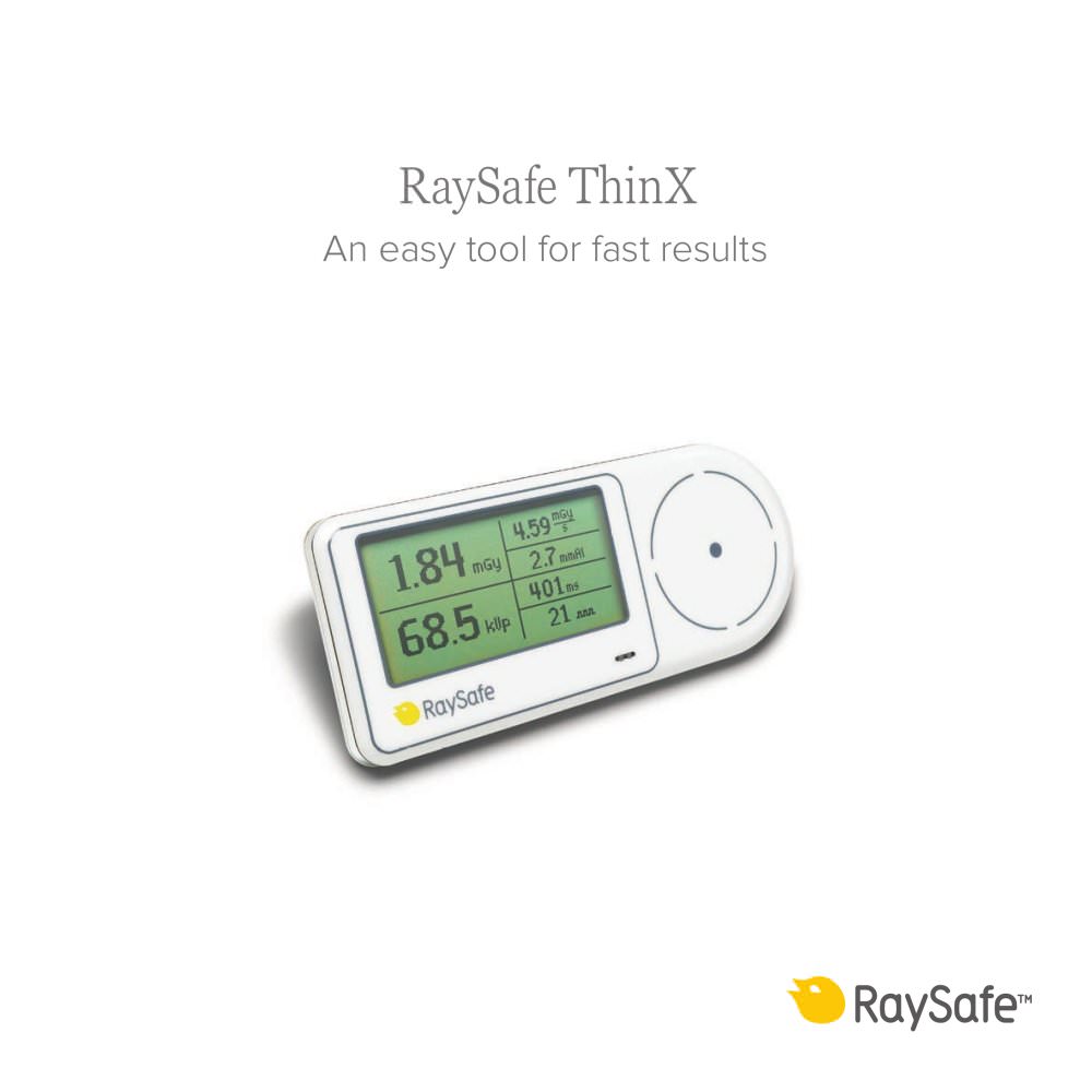 Unfors ThinX Intra � for Radiation Quality Assurance - Unfors