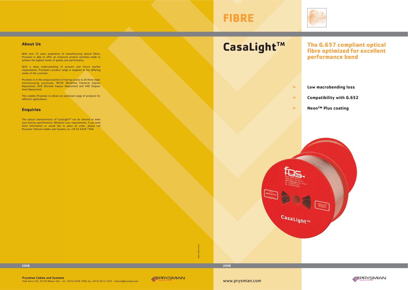 CasaLight� Fibre - Prysmian