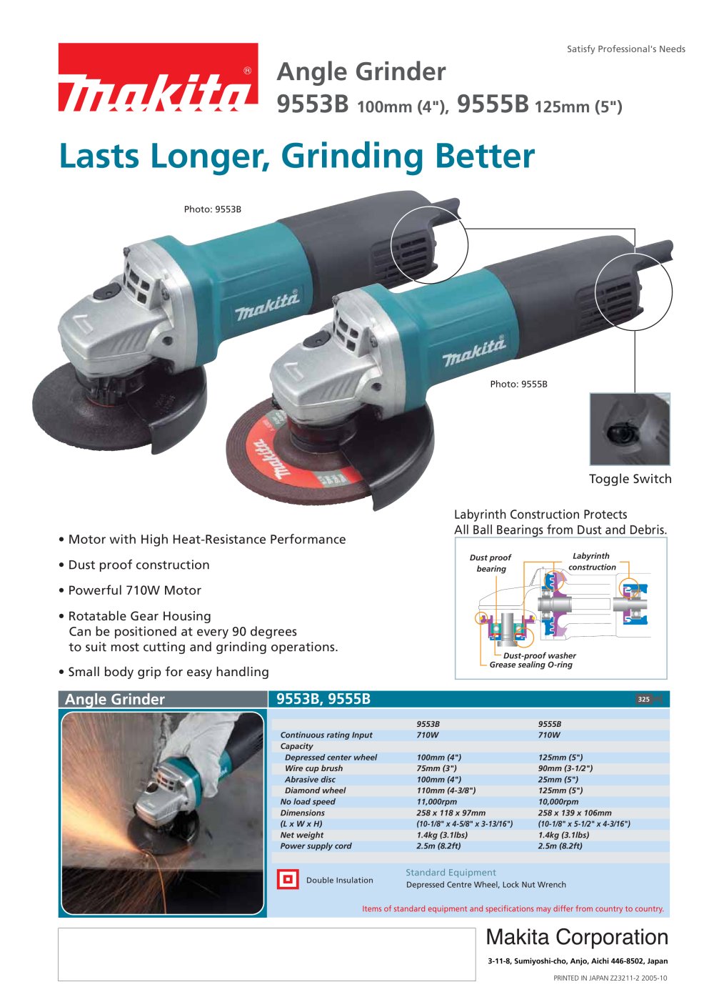 Angle Grinder - MAKITA