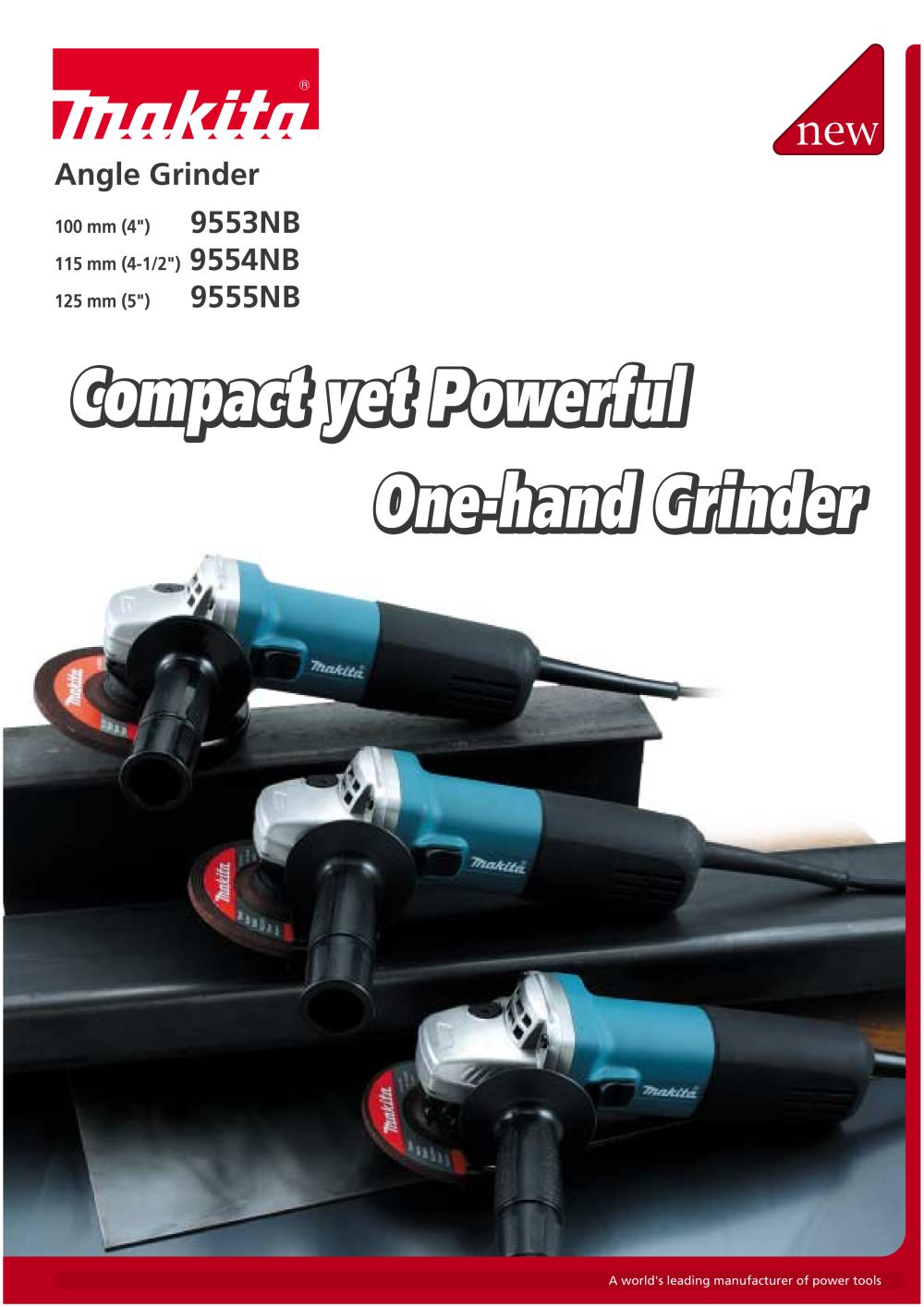 Angle Grinder 	 	  9553NB - MAKITA