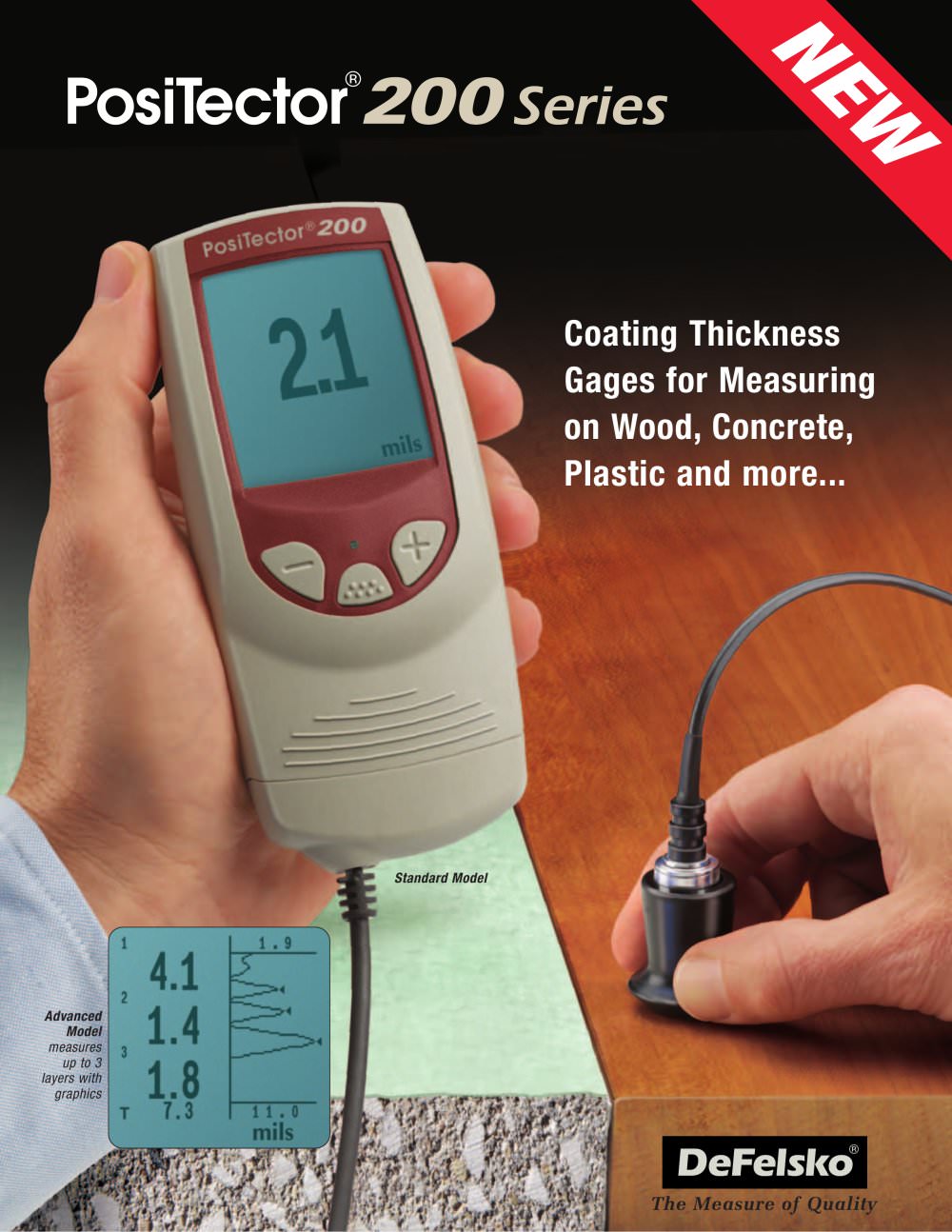 PosiTector 200 for non-metals - DeFelsko Corporation