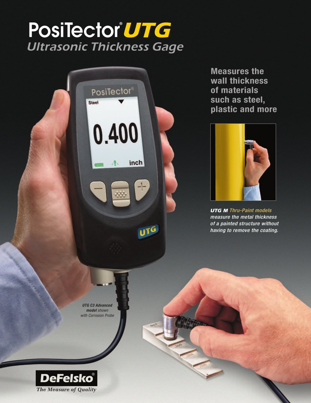 PosiTector Ultrasonic Thickness Gage - DeFelsko Corporation