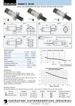 DUAL COIL SOLENOID FOR PULL ACTION OR PULL-PUSH ACTION FOR CONTINUOUS DUTY E -ES 40 FAMILY