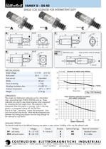 SINGLE COIL SOLENOID FOR INTERMITTENT DUTY D - DS 40 FAMILY