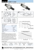 SINGLE COIL SOLENOID FOR INTERMITTENT DUTY D - DS 50 FAMILY