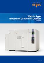 Walk-in Type Temperature (& Humidity) Chambers 
