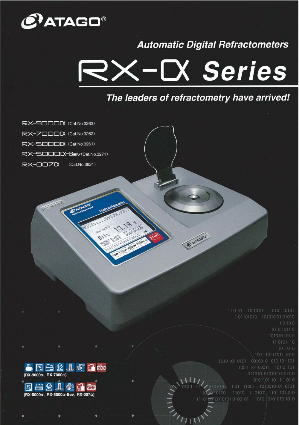 Atago - Automatic Digital Refractometer RX-α series - ATAGO