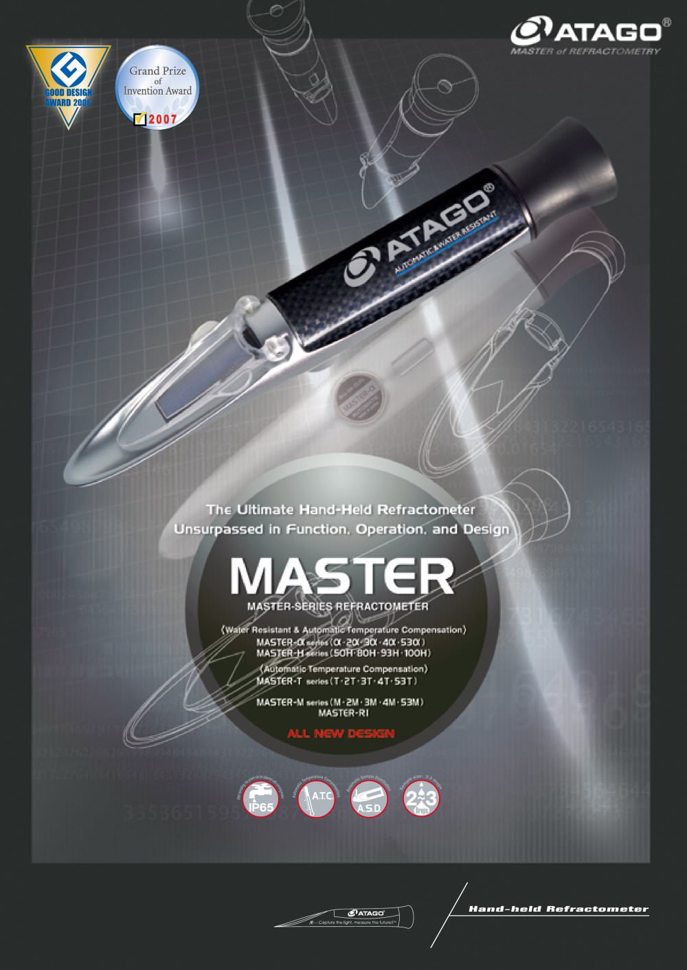 Hand-Held Refractometer MASTER-Series - ATAGO