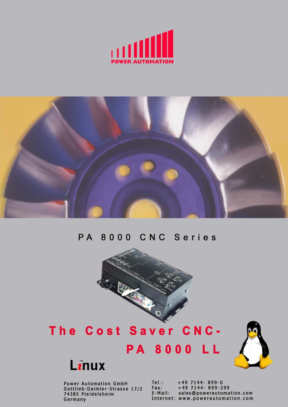 PA 8000 LL The Cost Saver CNC - Power Automation