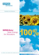 SIPOS Solar - solar energy for actuators