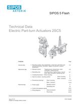 Technical Data SIPOS 5 part-turn actuators