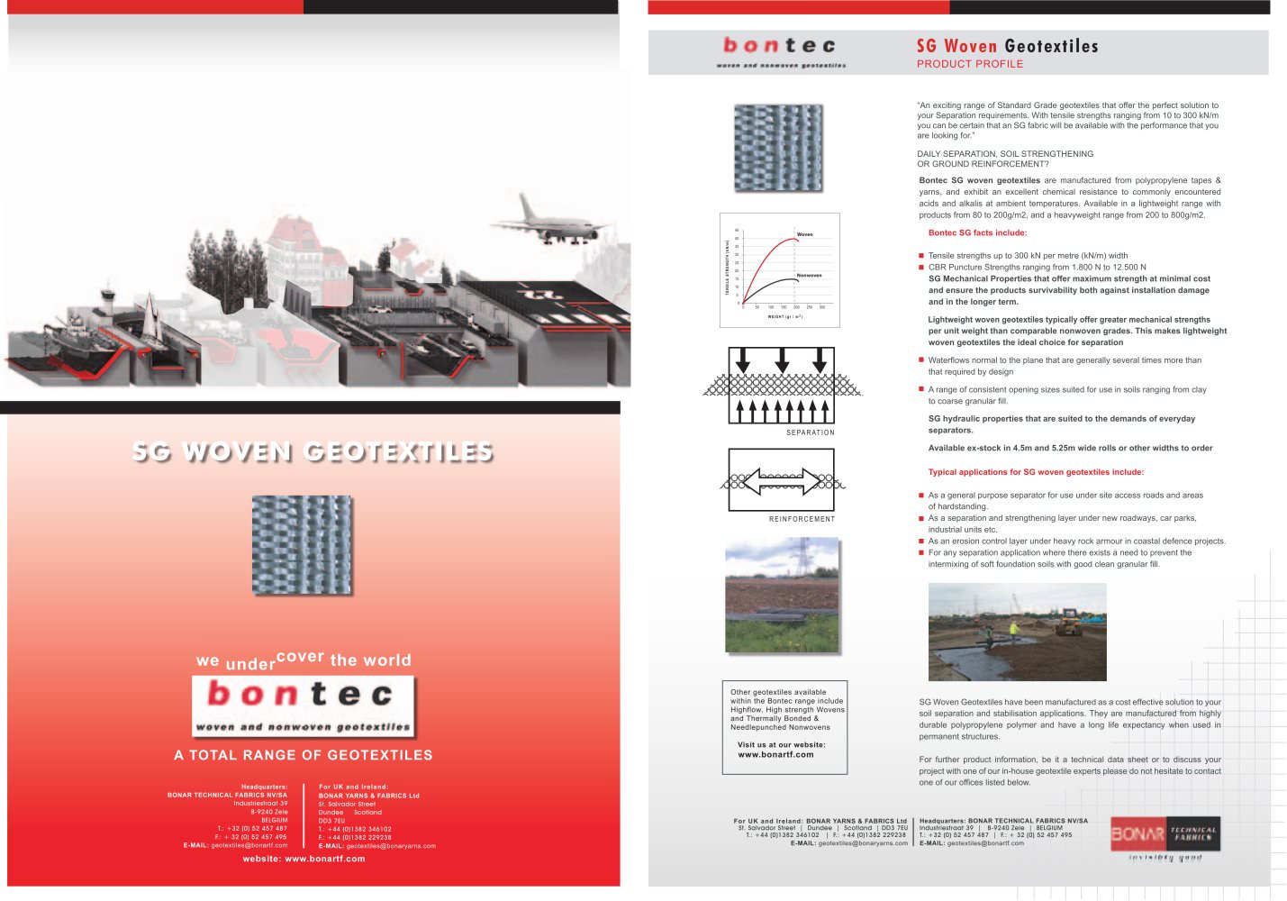 woven Bontec SG - Bonar Technical Fabrics