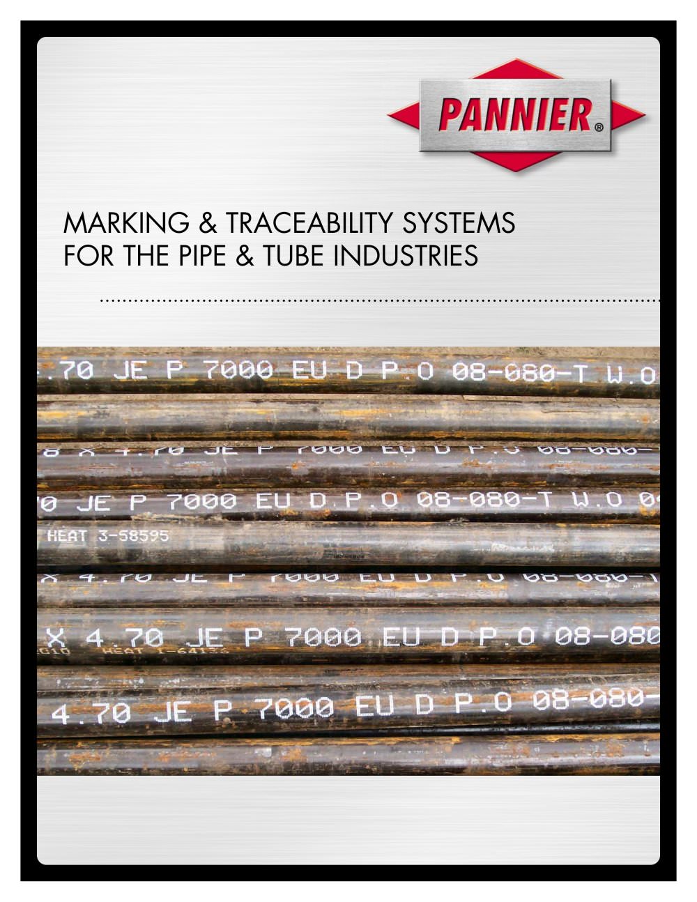 Pipe Tube Brochure - Pannier