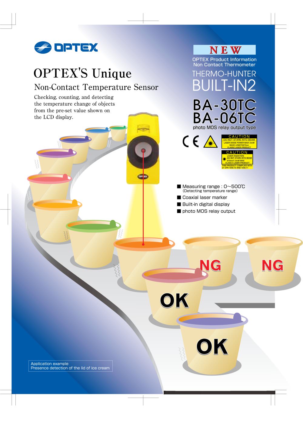 Built-in 2 BA-TC Series - OPTEX Measurement Division
