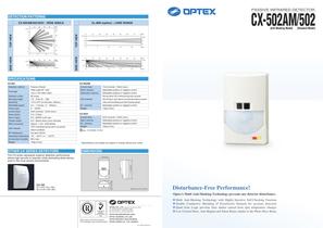 Optex - Catalog CX502_502AM