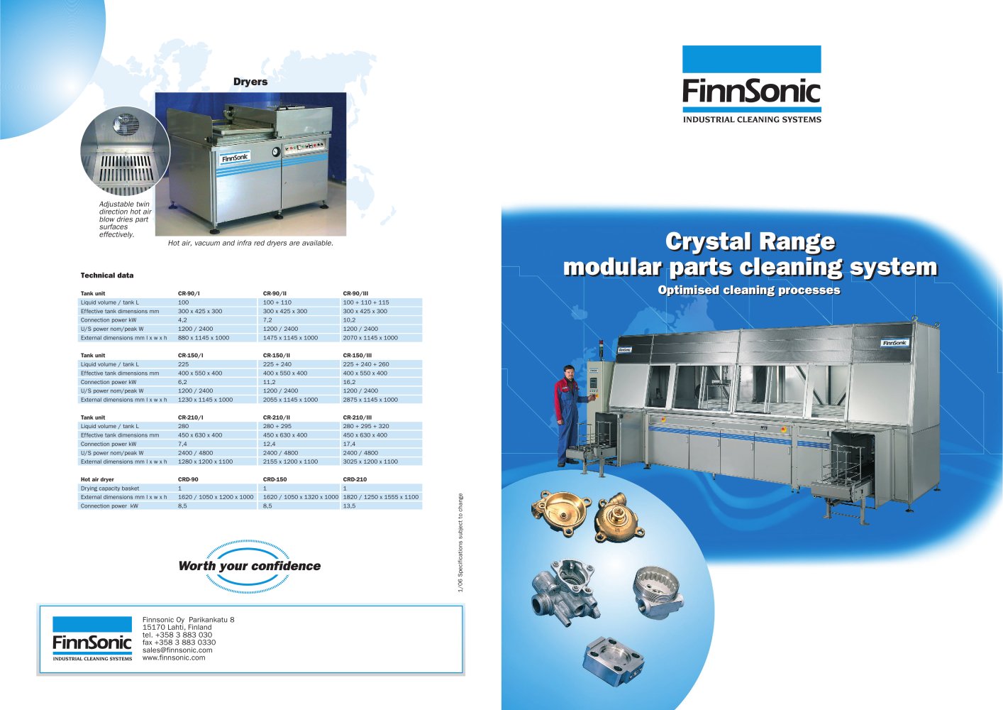 Modular parts cleaning system - Finnsonic