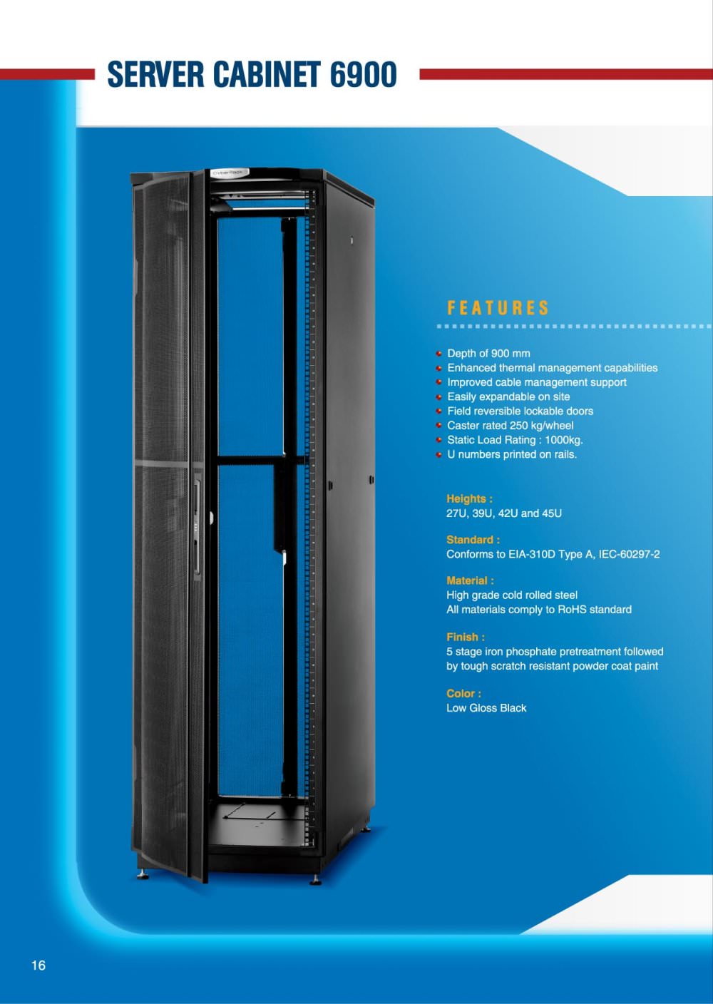 Server Cyberack 6900 - Cheval Electronic Enclosure