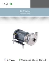 Waukesha 200 Series Centrifugal Pump Brochure