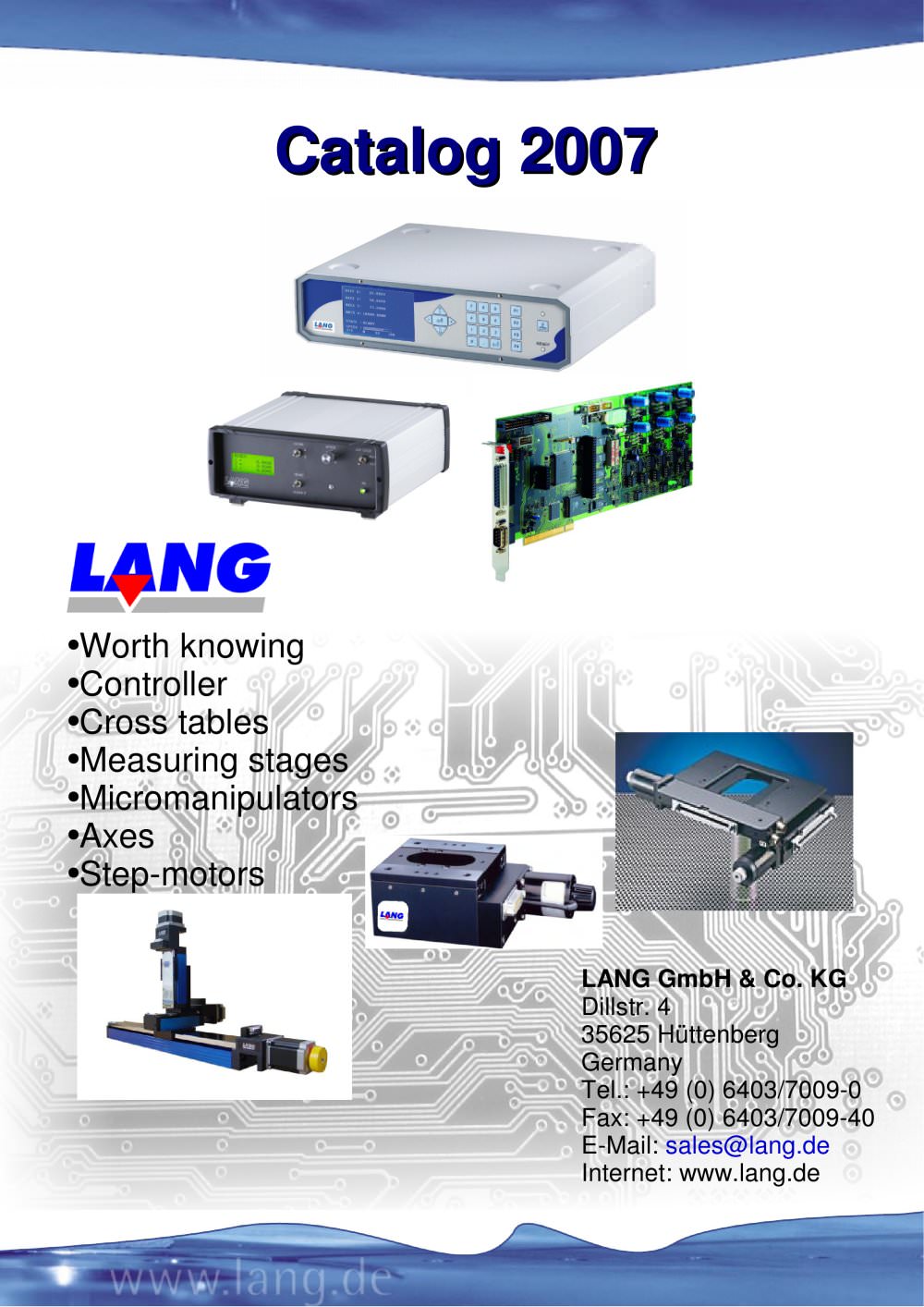 Positioning systems from LANG! - LANG