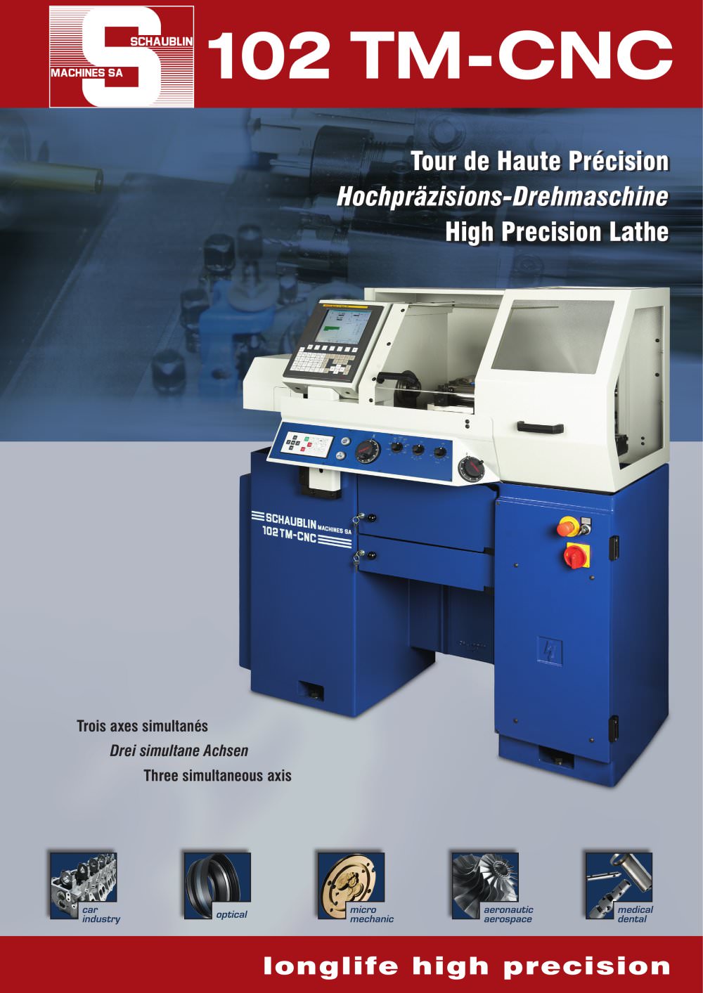 High Precision Lathe - SCHAUBLIN MACHINES
